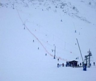  ni un rincon sin nieve en la pista 